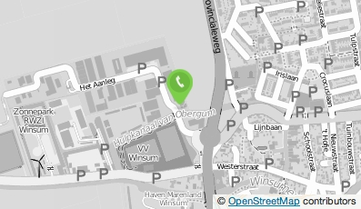 Bekijk kaart van Wasstraat Winsum in Winsum (Groningen)