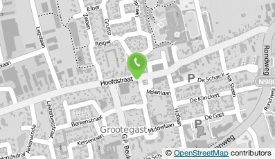 Bekijk kaart van Groente Speciaalzaak De Vries in Grootegast
