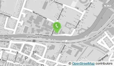 Bekijk kaart van Autowasstraat Lido  in Uithuizen