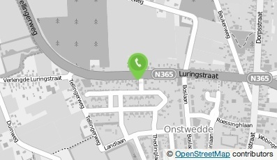 Bekijk kaart van Voegersbedrijf Meinders  in Onstwedde
