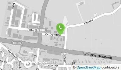 Bekijk kaart van Schildersbedrijf Smeenk  in Grijpskerk