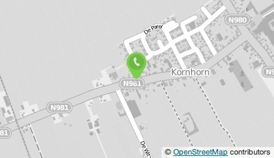 Bekijk kaart van O.J. Plaatwerkerij  in Kornhorn