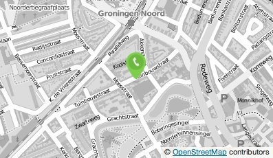 Bekijk kaart van J.W. Hidding in Groningen