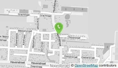 Bekijk kaart van Slagerij Karel Nieland  in Noordbroek