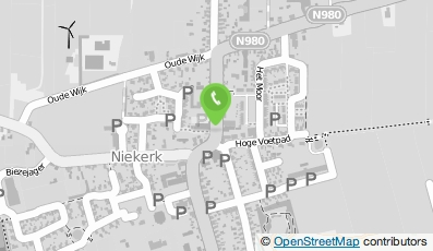 Bekijk kaart van Haarwerken Groningen in Niekerk (Groningen)
