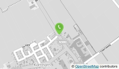 Bekijk kaart van Onderhoudsbedrijf P. Gall  in Kornhorn