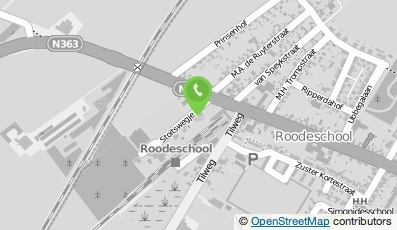 Bekijk kaart van Autorijschool Van der Leest-Bakker in Roodeschool