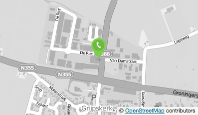 Bekijk kaart van Van Regteren Wielen en Banden in Grijpskerk