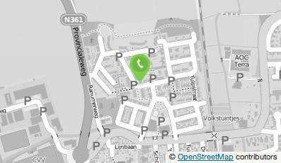 Bekijk kaart van Tennisschool De Ommelanden in Winsum (Groningen)