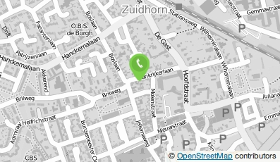Bekijk kaart van Pedicurepraktijk Stante Pede in Zuidhorn