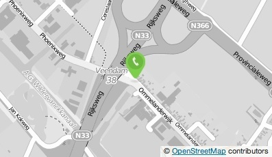 Bekijk kaart van K. Bos Timmerwerken & Interieurs in Veendam