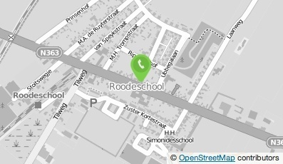 Bekijk kaart van Installatiebureau van Hengelaar V.O.F. in Roodeschool