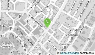Bekijk kaart van Slijterij 'D-Olle Slieter'  in Veendam