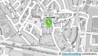 Bekijk kaart van Hekman Muziek B.V. in Winschoten