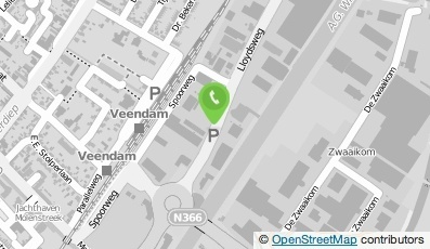 Bekijk kaart van Auto- en Motorrijschool Richard Veen in Veendam