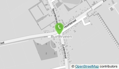 Bekijk kaart van Bouwbedrijf Wubbels B.V. in Buinerveen