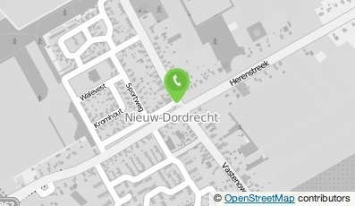 Bekijk kaart van Supermarkt Van der Weide  in Nieuw-Dordrecht