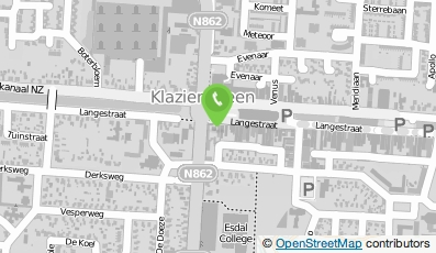 Bekijk kaart van Kapsalon Vos in Klazienaveen