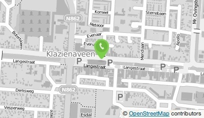 Bekijk kaart van DONNA Damesmode in Klazienaveen