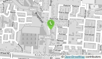 Bekijk kaart van Aannemersbedrijf Gert Wittendorp B.V. in Klazienaveen