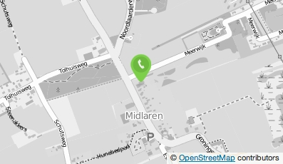 Bekijk kaart van Het Roosje van Midlaren in Haren (Groningen)