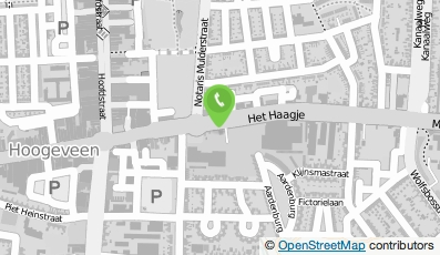 Bekijk kaart van Alexandra Coiffures in Hoogeveen