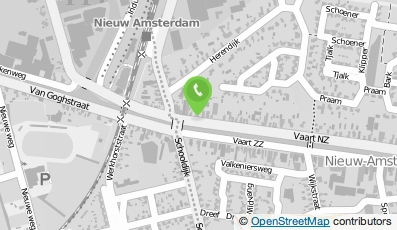 Bekijk kaart van Rijwielhandel Zantingh in Nieuw-Amsterdam