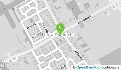 Bekijk kaart van 't Kruuspunt in Nieuw-Dordrecht