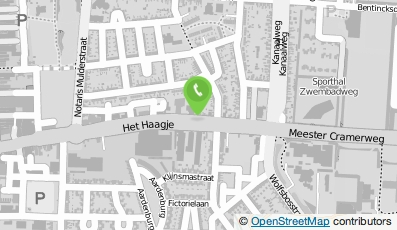 Bekijk kaart van Schildersbedrijf Sjaak van der Bent in Hoogeveen