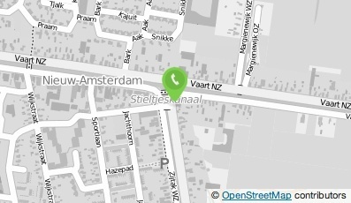 Bekijk kaart van Snackbar De Viersprong in Nieuw-Amsterdam