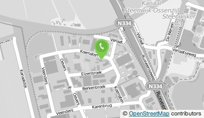 Bekijk kaart van Onderhouds- en Aannemingsbedrijf Marinus Soer in Steenwijk