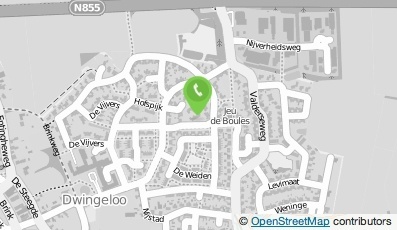 Bekijk kaart van Schildersbedrijf R. Westerhof  in Dwingeloo