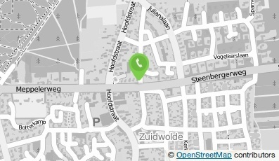Bekijk kaart van Rietdekkersbedrijf De Jonge  in Zuidwolde (Drenthe)