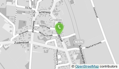 Bekijk kaart van Cafe Restaurant 'Gerrie' in Grolloo