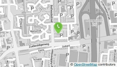 Bekijk kaart van Pedicure-Praktijk Elly ter Steege in Hoogeveen