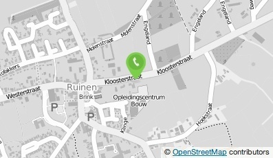 Bekijk kaart van Opleidingscentr. Bouw Drenthe/ Noord-West Overijssel B.V. in Ruinen