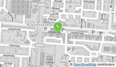 Bekijk kaart van Handelsonderneming Knegt in Klazienaveen