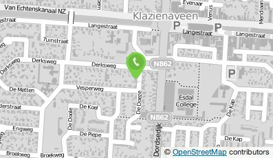 Bekijk kaart van Tegelshop Klazienaveen in Klazienaveen