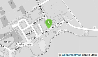 Bekijk kaart van Bouwbedrijf Smit in Gieterveen