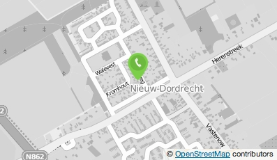Bekijk kaart van AdReva in Nieuw-Dordrecht