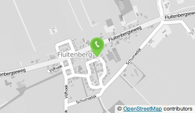 Bekijk kaart van de Jong Handelsonderneming in Fluitenberg