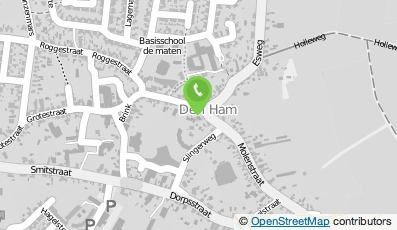 Bekijk kaart van Bakkerij Kaptein in Den Ham (Overijssel)