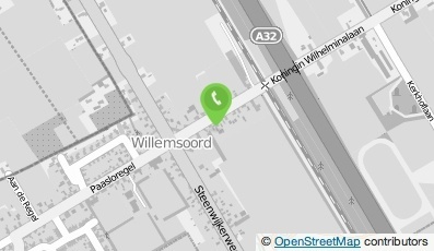Bekijk kaart van Fa. W. Lodewijk, Rijwiel en Bromfietszaak in Willemsoord