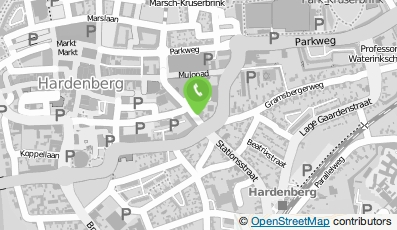 Bekijk kaart van Café Sevens in Hardenberg