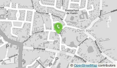 Bekijk kaart van Drukkerij Olthoff in Den Ham (Overijssel)