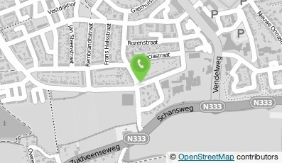Bekijk kaart van Schildersbedrijf G. Van Essen en Zn. in Steenwijk