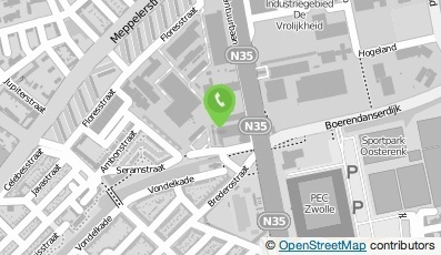 Bekijk kaart van Autowasstraat Nuri B.V.  in Zwolle