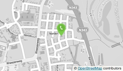 Bekijk kaart van Wijkgebouw Norden-Hazenbos in Hardenberg