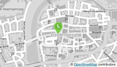 Bekijk kaart van Saluut in Hardenberg