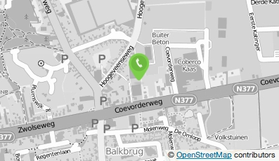 Bekijk kaart van Roozeboom Campers & Caravans in Balkbrug